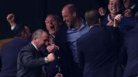 Prince William celebrates ‘amazing night’ as Villa fans party