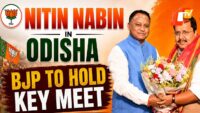 BJP National President Nitin Nabin Reaches Odisha Party Office | Big Political Activity