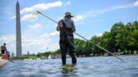 Trump says repairs to algae-plagued Reflecting Pool will begin immediately